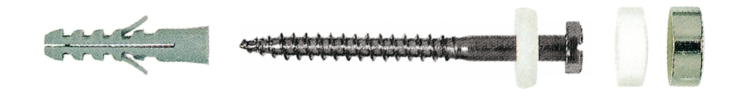 93692 JEU FIXATION WC WCN1-A2 6X70 INOX