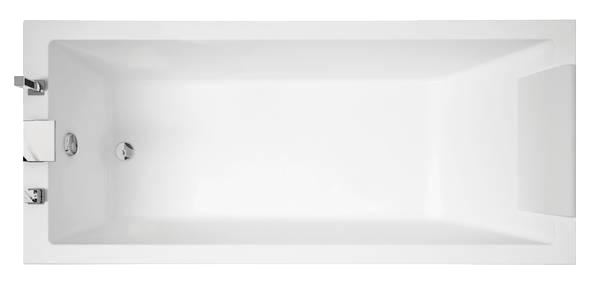 BAIGNOIRE CALOS PRO 160X70CM BLANCHE AVEC PIEDS REGLABLES