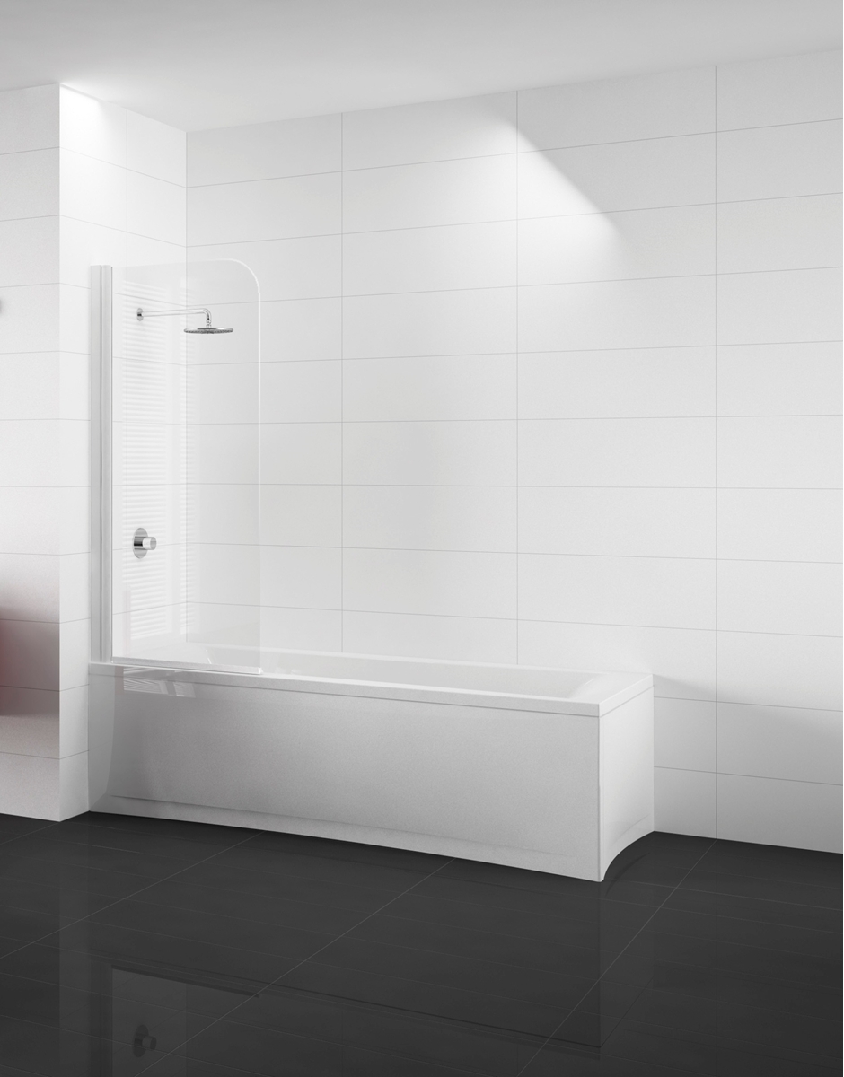 ÉCRAN DE BAIGNOIRE PIVOTANT VERRE CLAIR