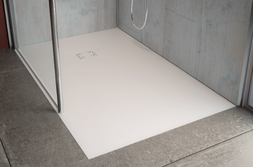 RECEVEUR ONYX EXCLUSIF 1200X800X26 MM SMC BLANC EFFET PIERRE