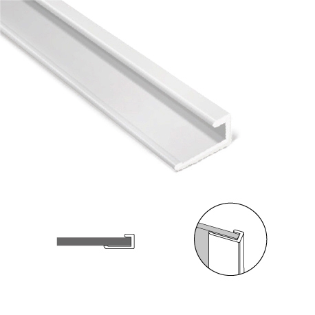 PROFILE DE FINITION DOMAO BLANC SATINE 2500MM