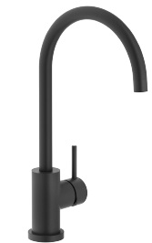 MITIGEUR EVIER LIVE BEC HAUT MOBILE VELVET BLACK