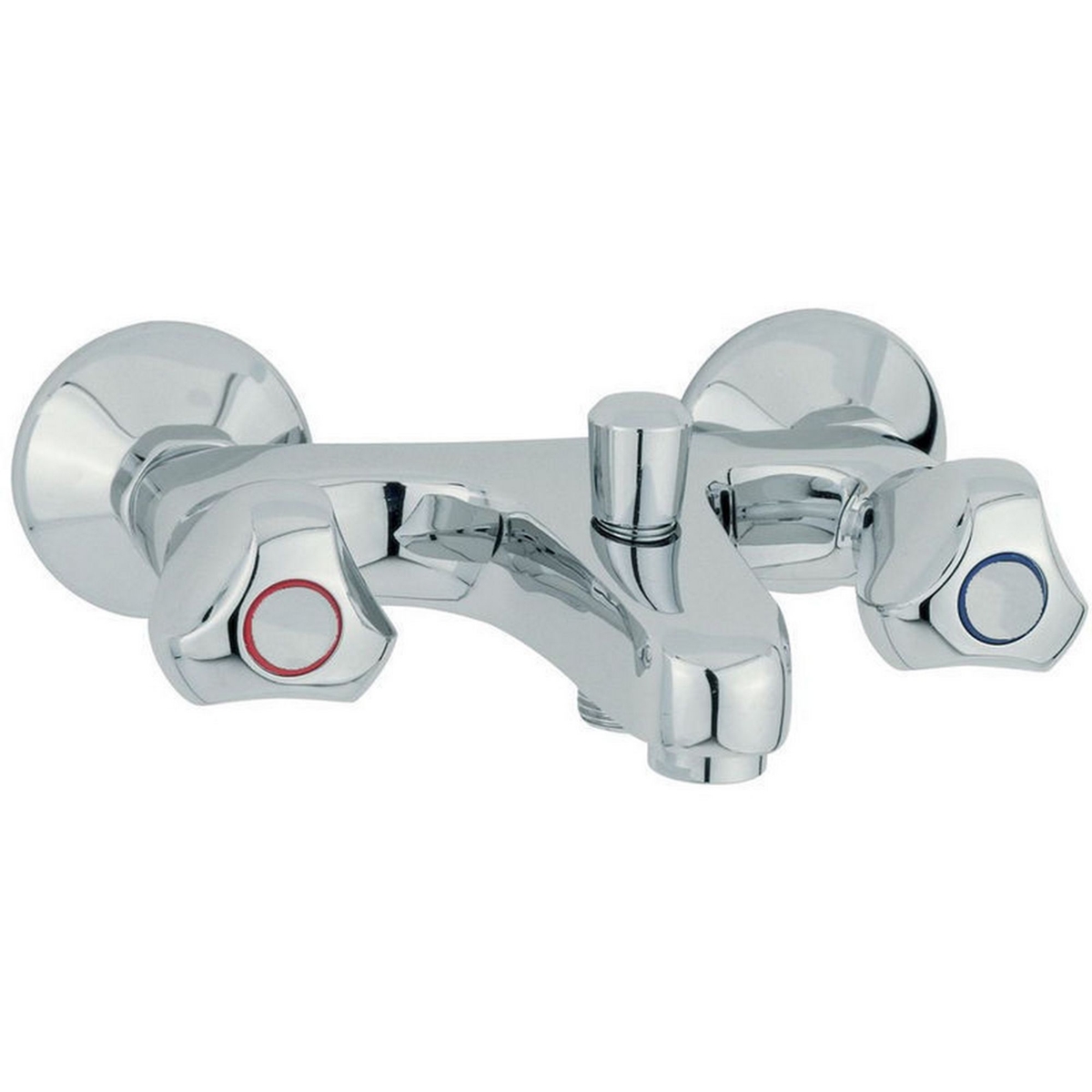 MELANGEUR BAIN DOUCHE MURAL CHROME FLORA KISS