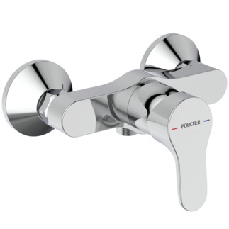 MITIGEUR DOUCHE MURAL OLYOS CHROME