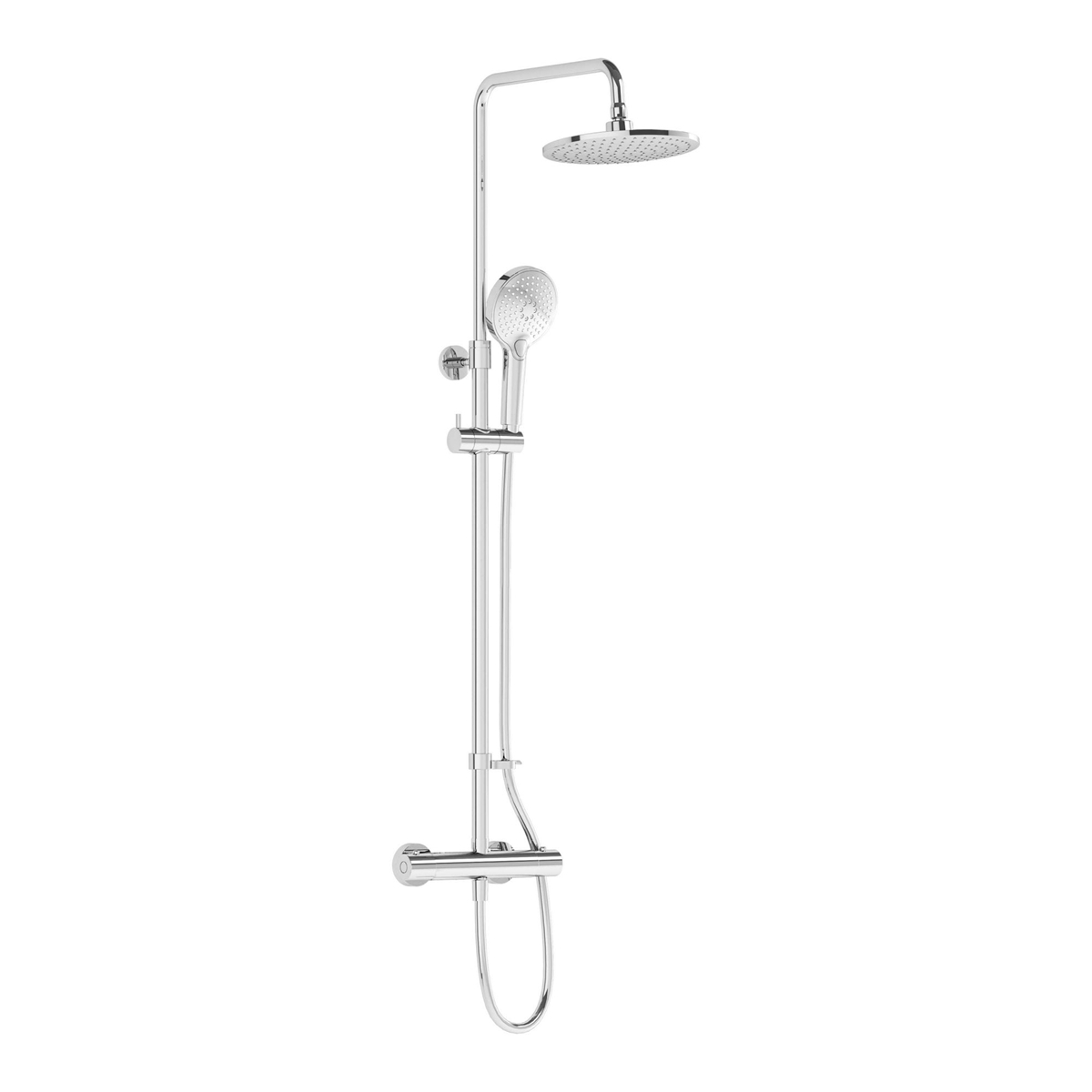 COLONNE DE DOUCHE AQUAHEAT JOY 200 CHROMEE MITIGEUR THERMOSTATIQUE
