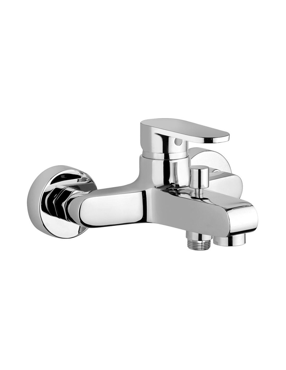 MITIGEUR BAIN DOUCHE MURAL DOMAO CHROME AVEC RACCORDS