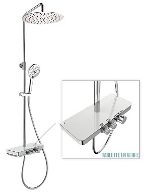 COLONNE DE DOUCHE DOMAO 300 AVEC THERMOSTATIQUE