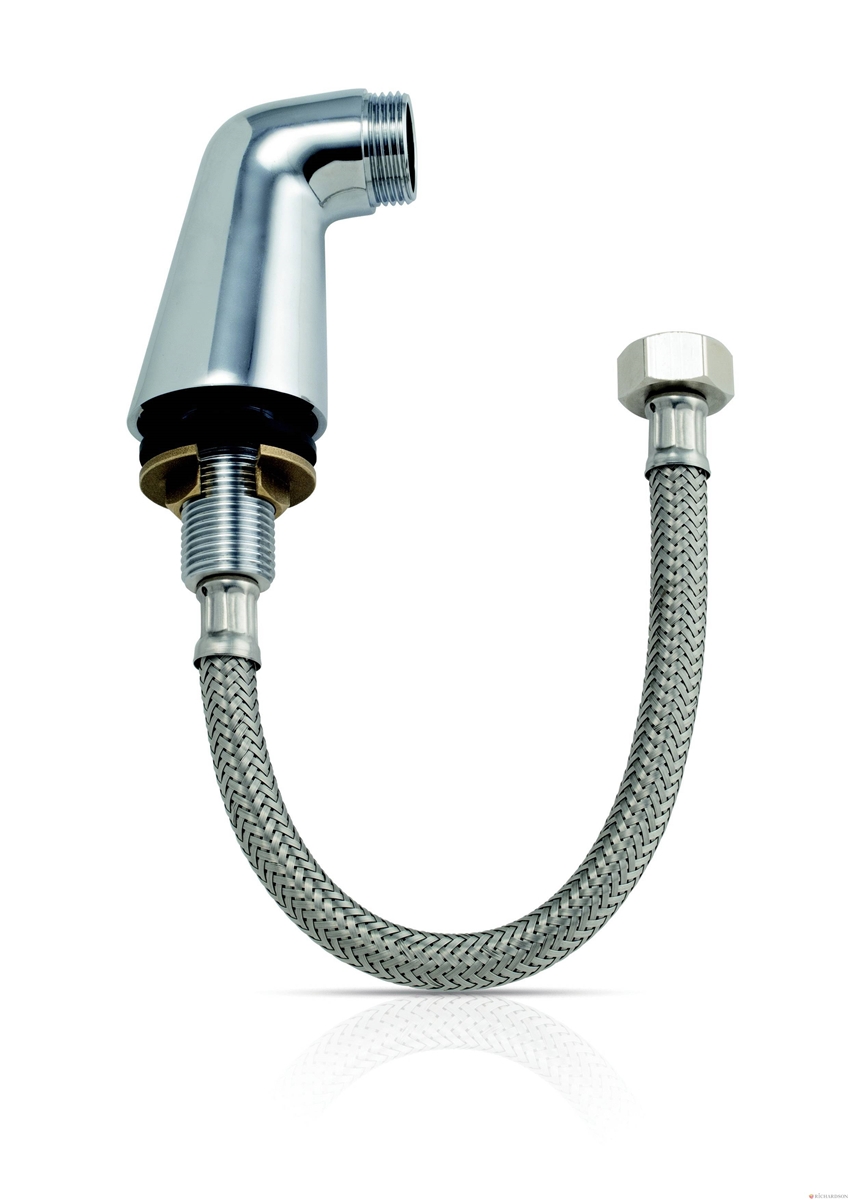 PAIRE COLONNETTE LUXE - M 3/4 ARRIVÉE FLEXIBLE F1/2 500MM