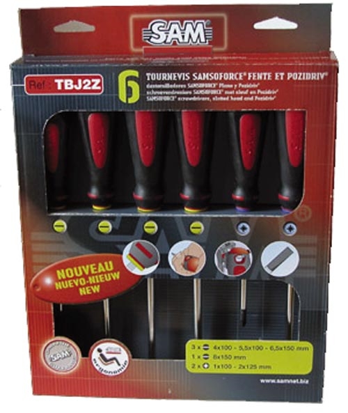 COMPOSITION DE 6 TOURNEVIS