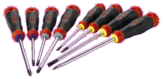 COMPOSITION DE 8 TOURNEVIS SAM