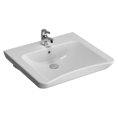 LAVABO PMR 60 X 54.5 CM AVEC TROU DE ROBINET ET SANS TP