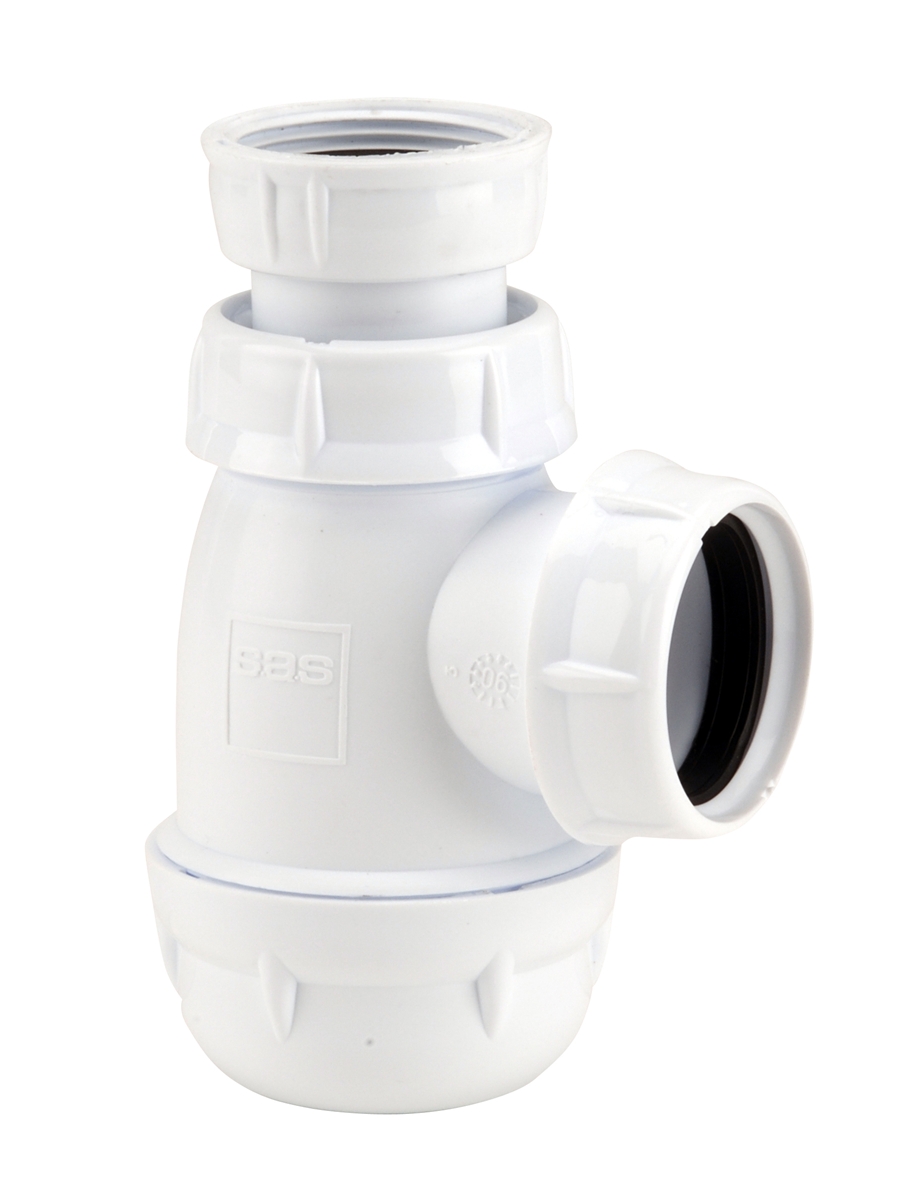 SIPHON BIDET À ÉCROU 33X42 SORTIE Ø 32MM RÉGLABLE EN HAUTEUR