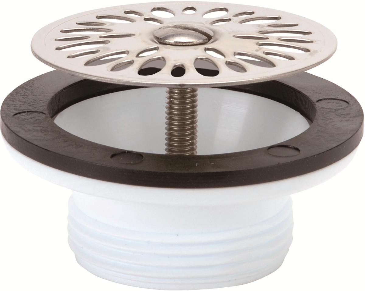 BONDE PVC LAVE MAIN 1''1/4 A GRILLE Ø 55MM L262