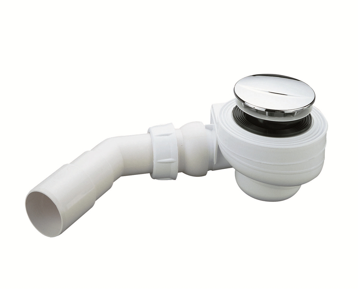 BONDE DE DOUCHE TURBOFLOW TB60 HORIZONTALE Ø 60 CAPOT ABS