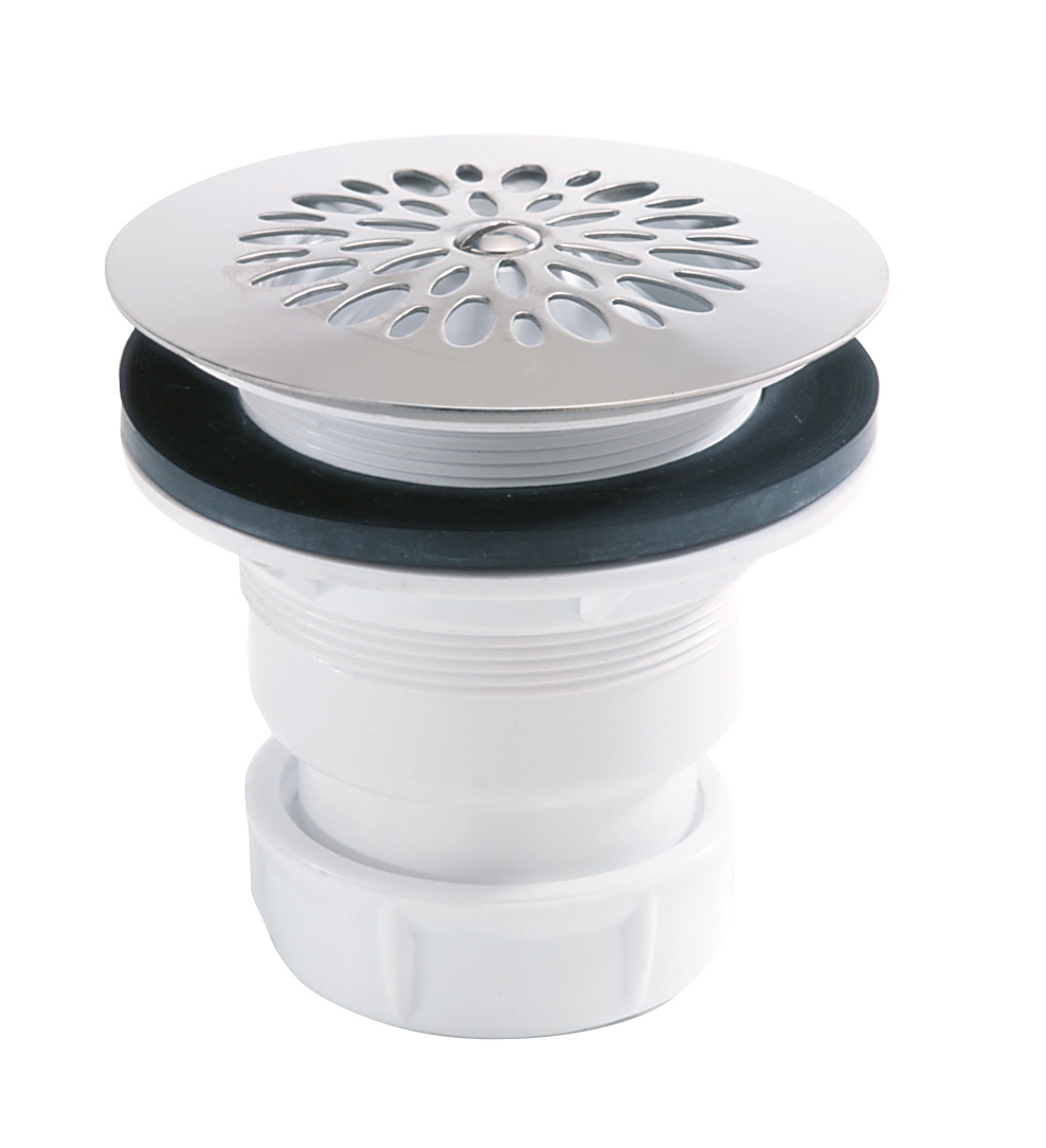 BONDE Ø60 PLASTIQUE POUR RECEVEUR GRÉS