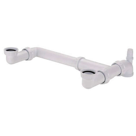 TUBULURE RACCORDEMENT PVC GAIN DE PLACE- EVIER 2 BACS