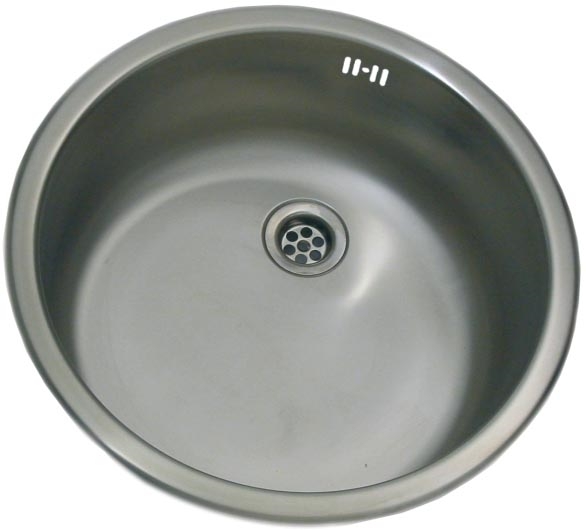 ÉVIER INOX 18/10 À ENCASTRER Ø 45CM