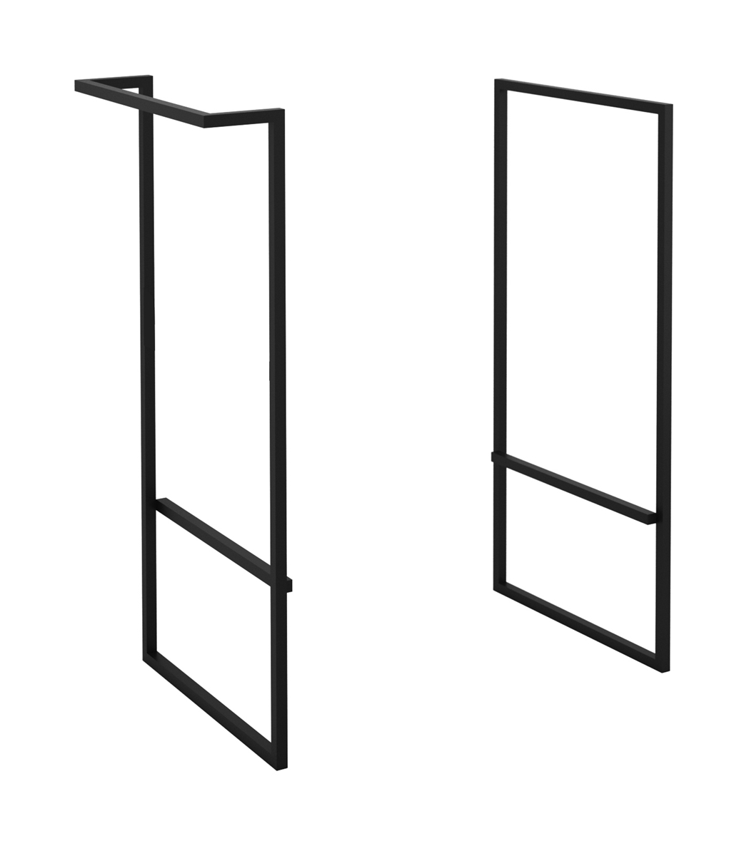 KIT INDUSTRIAL NOIR POUR MEUBLE GALSAKY