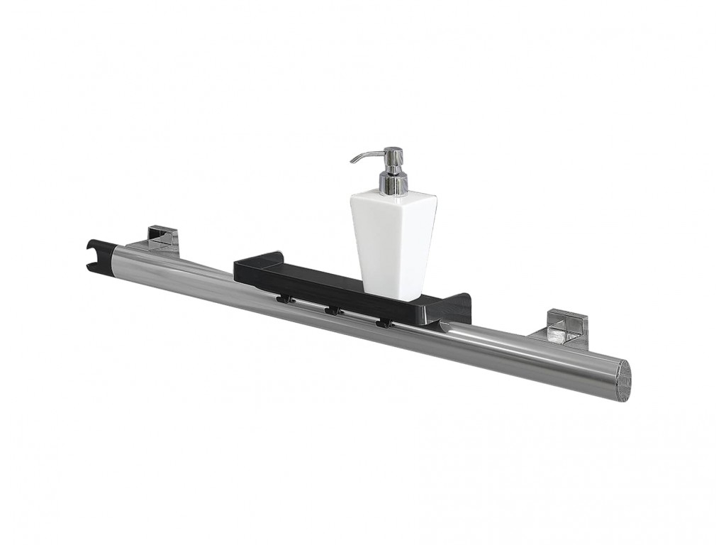 BARRE D'APPUI MULTIFONCTION DOUXGE 50 CM ALU ANODISÉE