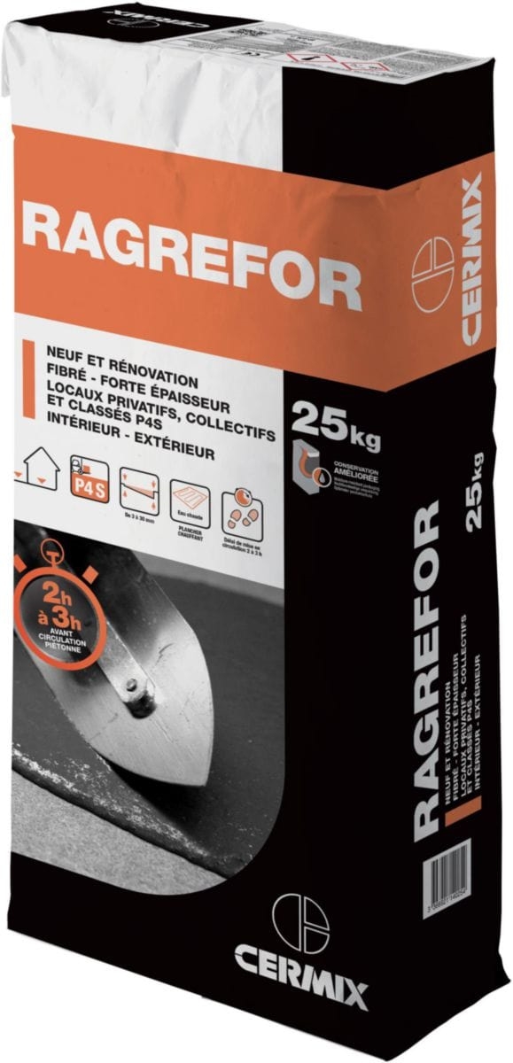 RAGRÉAGE FIBRÉ RAGREFOR SAC DE 25KG