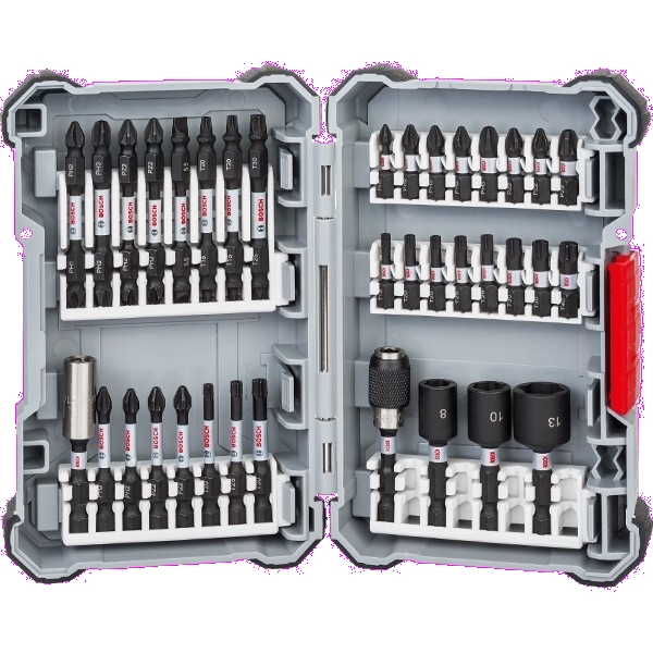 COFFRET MODULABLE 36 PIECES EMBOUTS +¨DOUILLES IMPACT