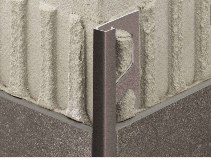 PROFILE FINITION CARRE 11MM QUADEC-AC 2,50 M STRUCTURE BRONZE