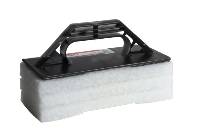 POIGNEE SUPPORT 25CM AVEC 3 ABRASIFS MIXTES SUPERPRO