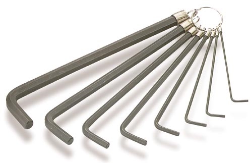 COMPOSITION 8 CLÉS LONGUES SUR ANNEAU 2.5-3-4-5-6-8-10