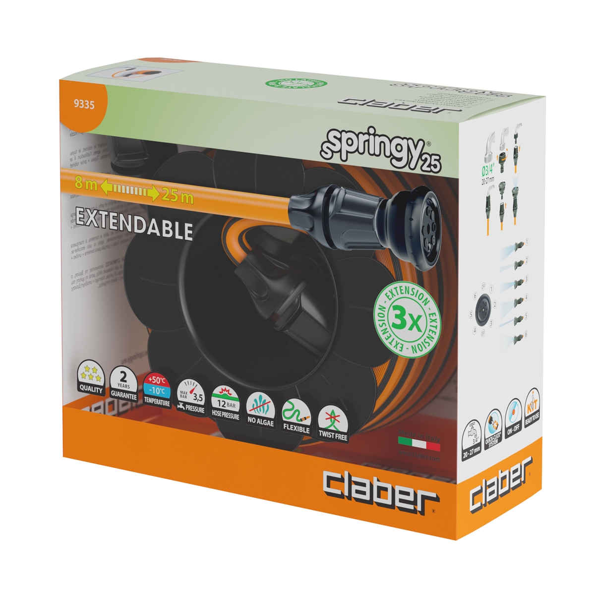 TUYAU EXTENSIBLE KIT PRÊT À L'EMPLOI