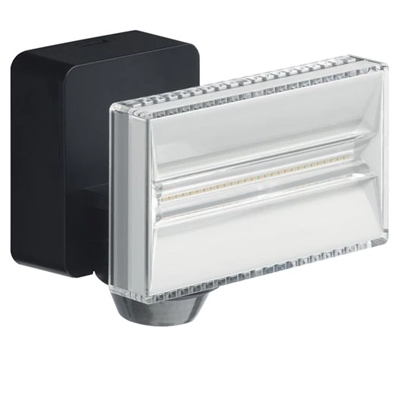 PROJECTEUR LED 20W NOIR DETECTEUR 140°