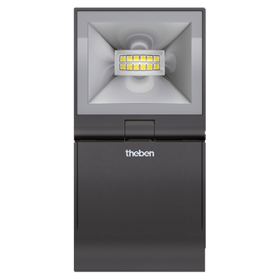 PROJECTEUR LED THELEDA S 10W NOIR (SANS DETECTEUR)