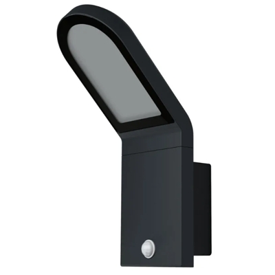 LEDVANCE OUTDOOR FACADE EDGE 12W/3000K GRIS IP54 SENSOR 740LM