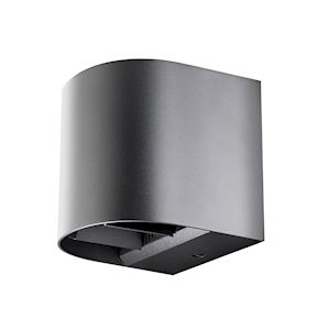 ARTES ROUND GRAPHITE APPLIQUE 340LM 3000K RA>80 COUPURE DE PHASE DESCENDANTE