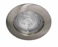 KASA R GU10 FIXE MAX10W PAR16 NICKEL SATINE