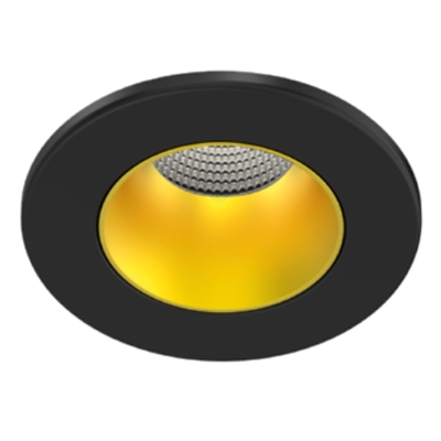 SPOT ENCASTRE EF8 CCT 3 - 4000K NOIR/DORE