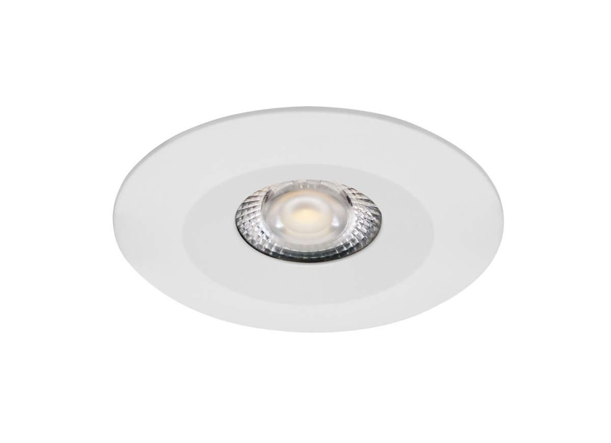 ASPEN - ENCASTRE ROND, FIXE, BLANC, LED 5W 36° 450LM 3000/4000K (CCT)