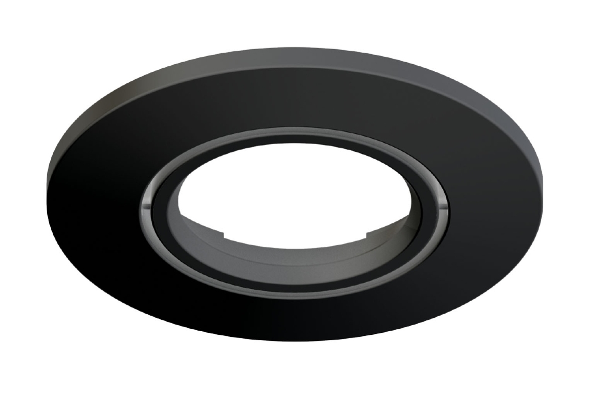 COLLERETTE CLIPSABLE POUR ENCASTRE EDOS, COULEUR : NOIR