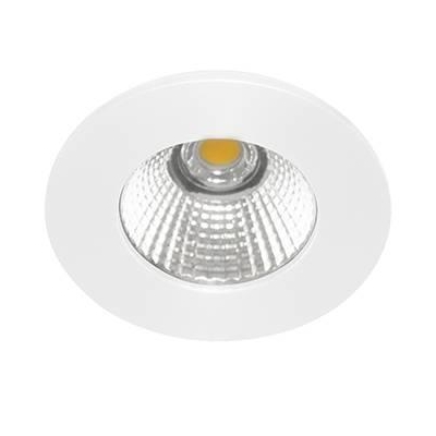 SPOT ROND LED 6W 3000K IP65 + DRIVER 350MA ALUMINIUM