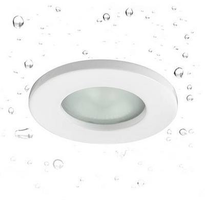 SPOT ENCASTRE FIXE/VAST METAL POUR LAMPE GX 5,3 12V 50W IP65