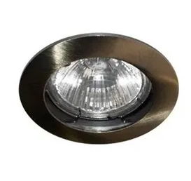 SPOT ENCASTRE FIXE NICKEL SATINE 50W 230V GZ10 BORNIER AUTO