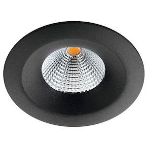 SPOT UNILED ISOSAFE NOIR 630LM 3000K RA 98 COUPURE DE PHASE