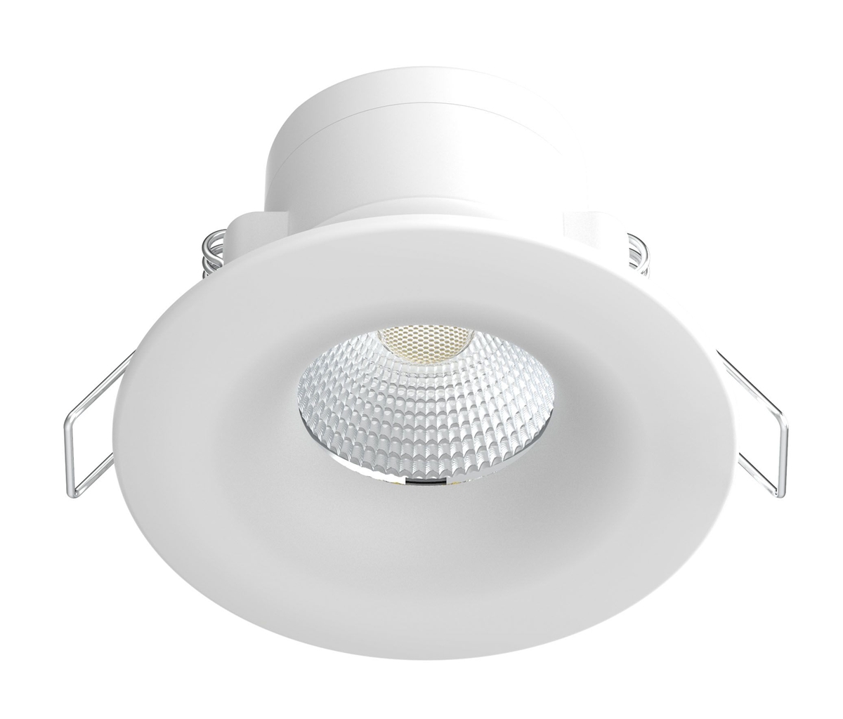 ARIES - ENC. ROND, FIXE, IP65 IK07, BLANC, LED 6W 42° 580LM 3000/4000K (CCT)