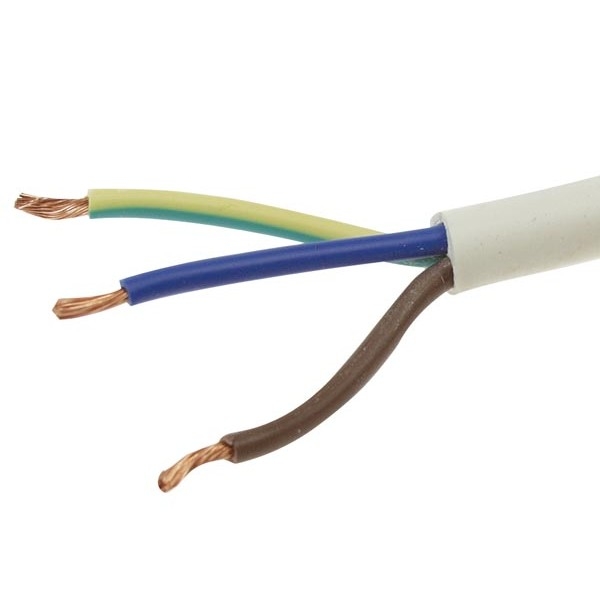 CÂBLE SOUPLE H05 VV-F AVEC FIL DE TERRE AU ML