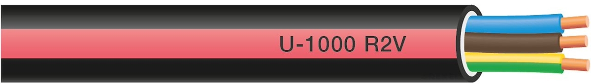 CABLE RIGIDE U-1000 R2V 3G1.5MM² C50