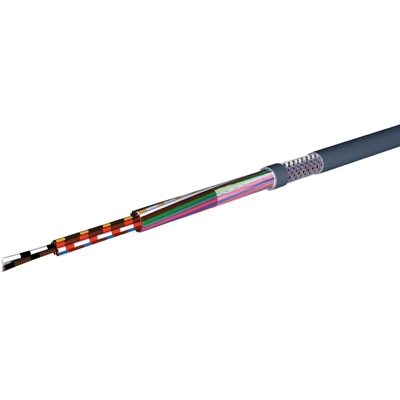 LIYCY 2X1.5 CABLE GRIS BLINDE PAR TRESSE 2X1.5MM²