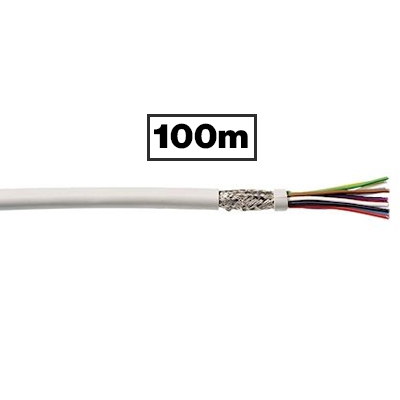 LIYCY 4X0.75 CABLE GRIS BLINDE PAR TRESSE 4X0.75MM²