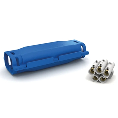 BOITE DE JONCTION 0,6/1KV, IPX8, AVEC GEL ISOLANT ET CONNECTEURS. 5 P 1,5-6,0MM²