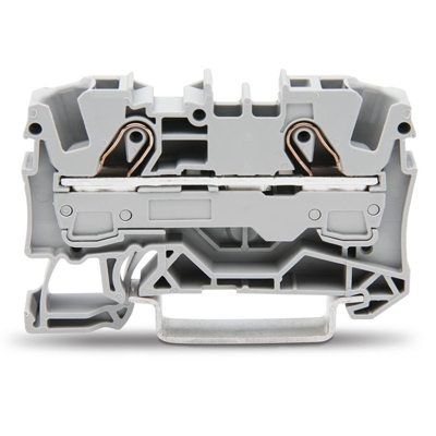 BORNE DE PASSAGE 2 CONDUCTEURS 6 (10) MM² GRIS