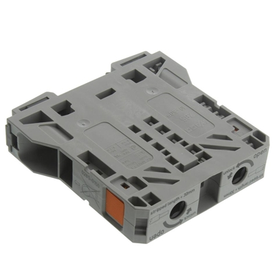 BORNE DE PASSAGE 2 CONDUCTEURS 50 MM² GRIS