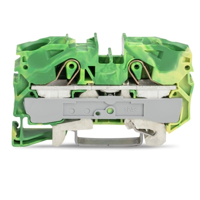 BORNE DE PROTECTION 2 CONDUCTEURS 16 (25) MM² / VERT-JAUNE